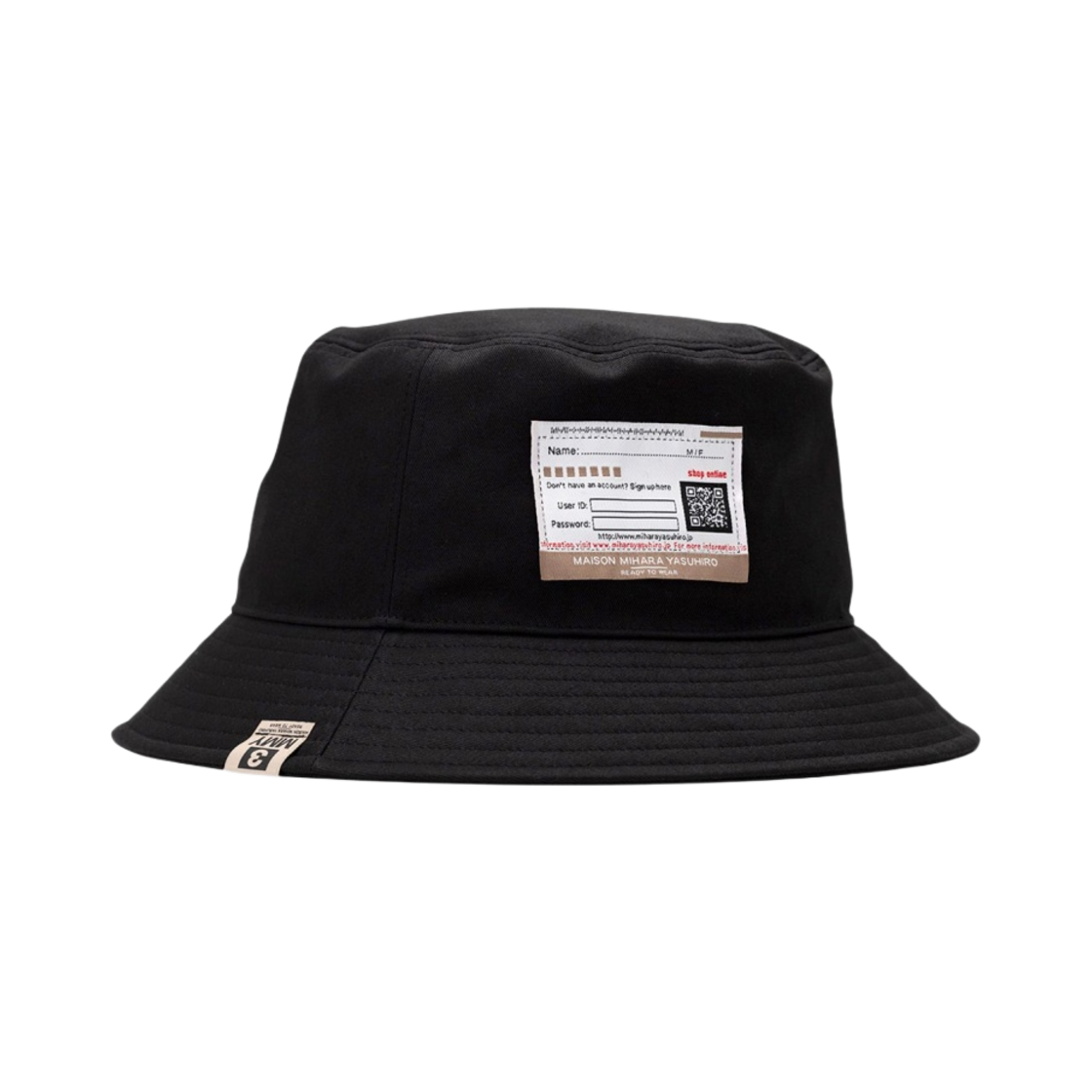 A09AC401-BLACK Maison Mihara Yasuhiro Big Hat Black