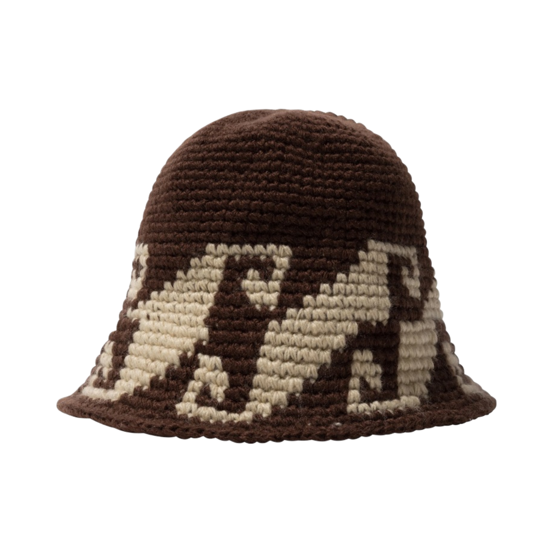스투시 웨이브 니트 버킷햇 브라운(Stussy Waves Knit Bucket Hat Brown) - 1