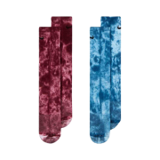 Nike Everyday Plus Cushioned Tie-Dye Crew Socks Multi Color (2 Pack/Korean Ver.)
