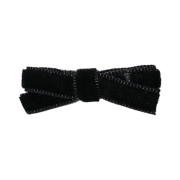 Cosymosy Cat Velvet Ribbon Pin Black