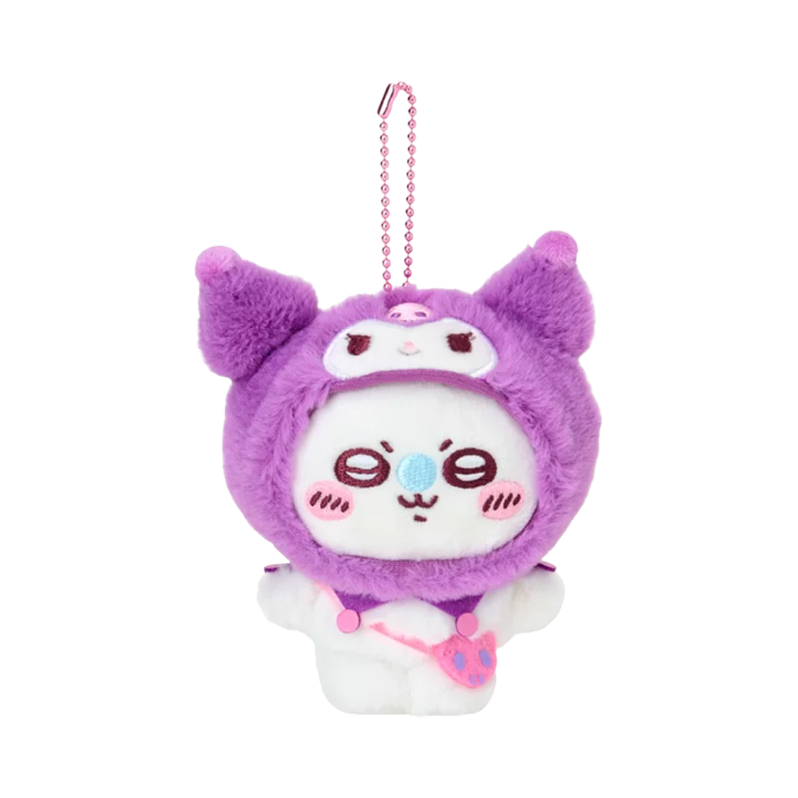826766 Sanrio x Chiikawa Kuromi Chiikawa Mascot Holder Momonga