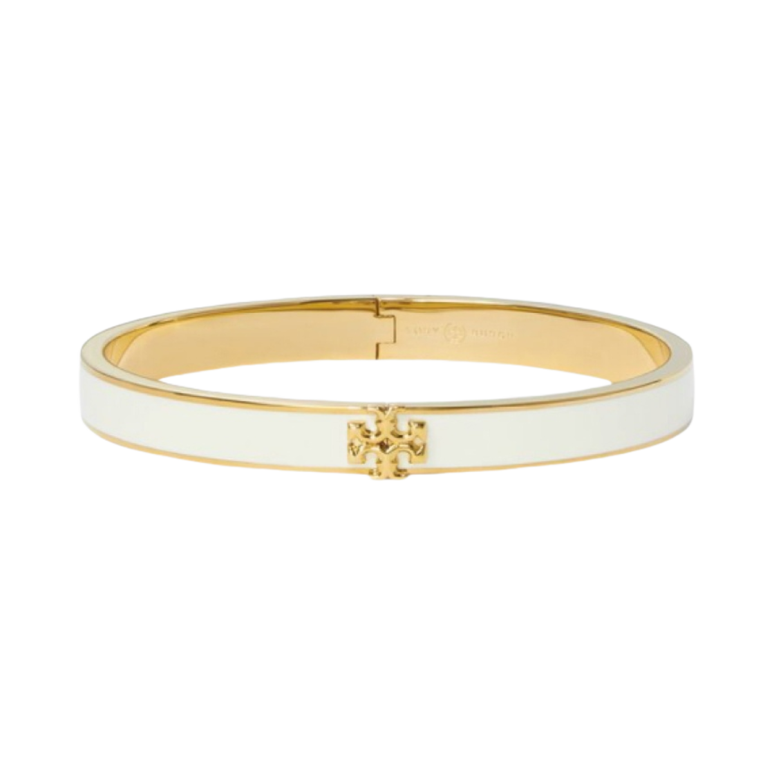 (W) 토리버치 키라 에나멜 7mm 브레이슬릿 토리 골드 뉴 아이보리((W) Tory Burch Kira Enamel 7mm Bracelet Tory Gold New Ivory)