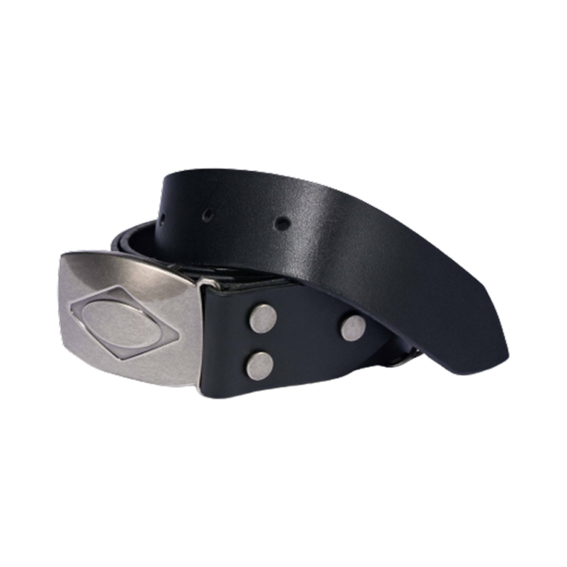 (W) 미스치프 롬버스 버클 벨트 블랙((W) Mischief Rhombus Buckle Belt Black)