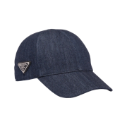 Prada Denim Baseball Cap Blue