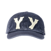Open Yy Yy Heart Bone Ball Cap Navy