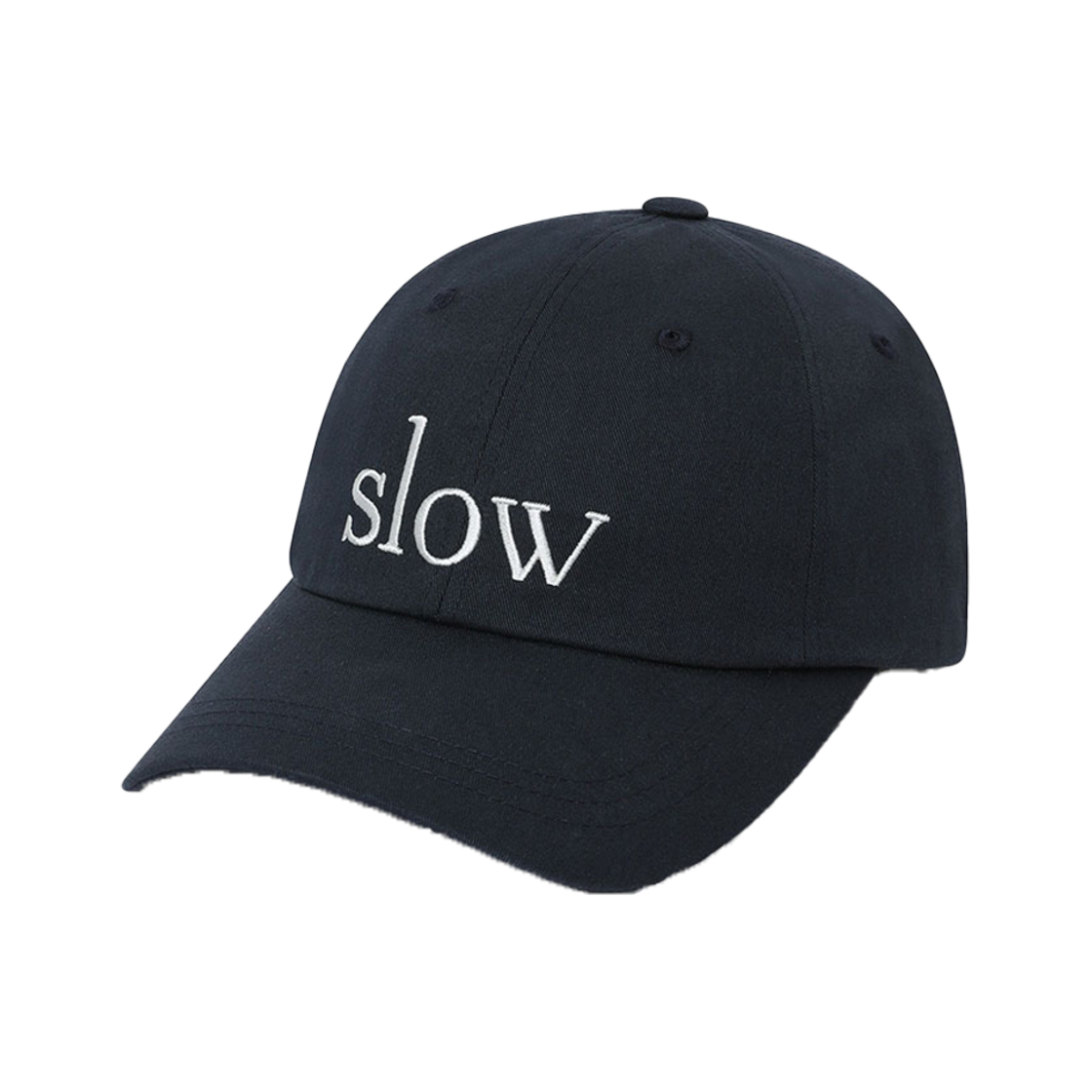 SR24SPAC02NVOS SLOW RECORD HOUSE Slow Cotton Ball Cap Navy