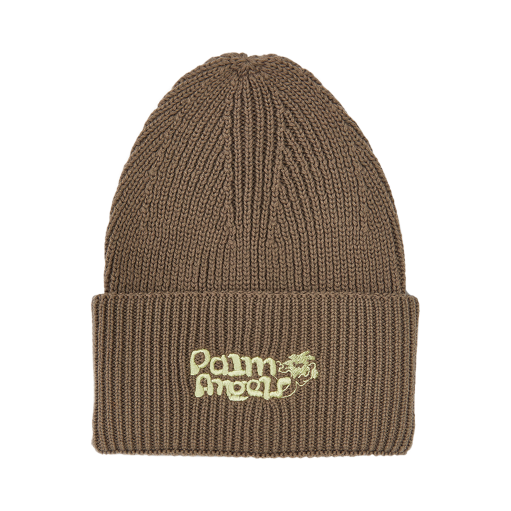 P9Y3MPE85 Palm Angels Viper Beanie Brown