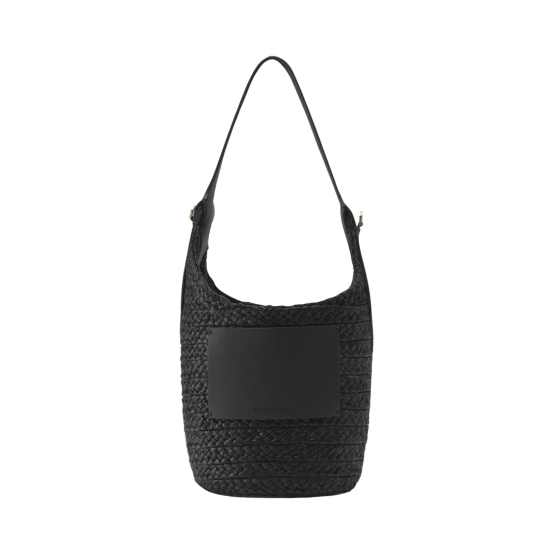 BAG51961 Helen Kaminski Nisida Bucket Bag Charcoal Black