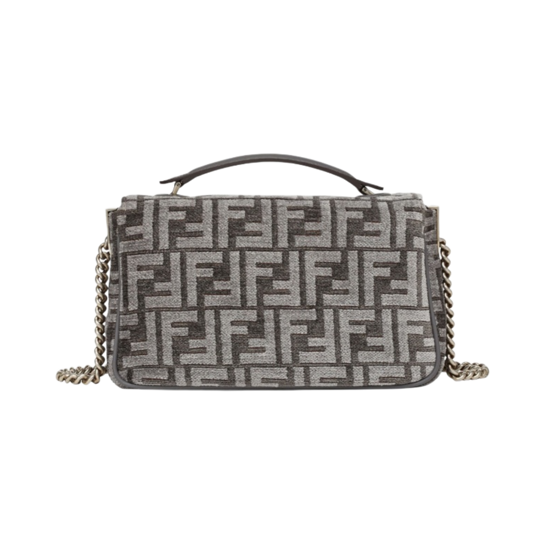펜디 바게트 체인 미디 FF 테피스트리 패브릭백 그레이(Fendi Baguette Chain Midi FF Tapestry Fabric Bag Grey) - 2