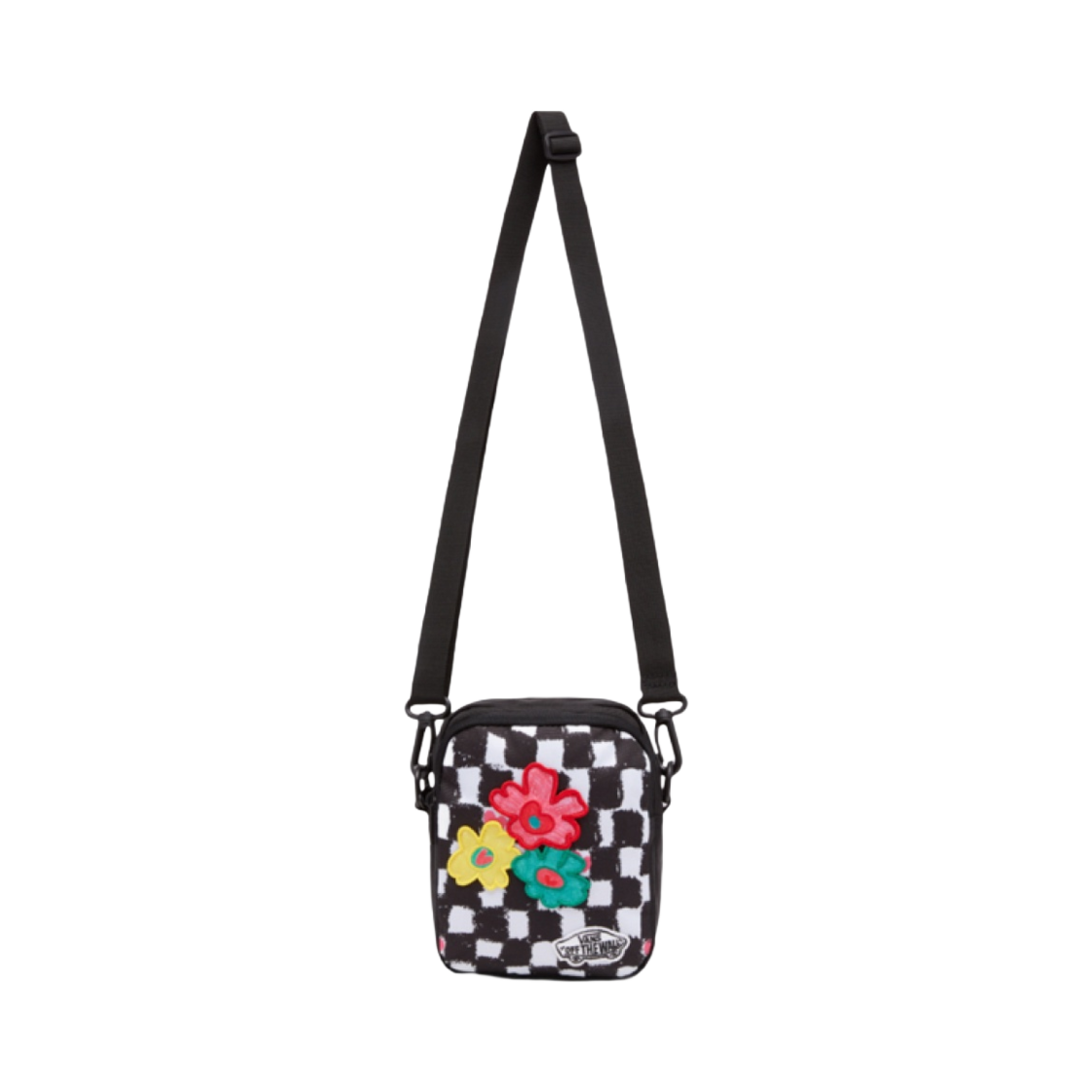 VN000KAHE0A Vans x The Museum Visitor Floral Checker Bag Heart Check