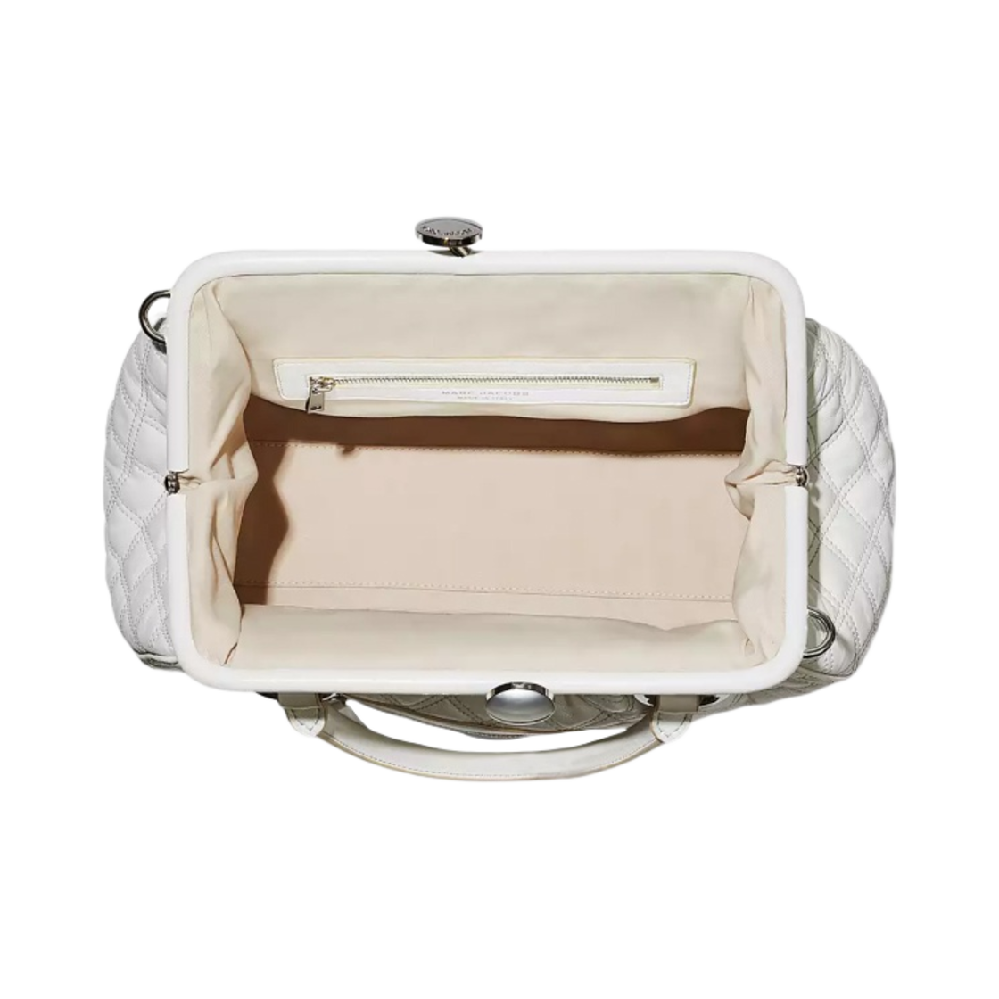 마크 제이콥스 리에디션 퀼티드 레더 스탐백 클라우드 화이트(Marc Jacobs Re-Edition Quilted Leather Stam Bag Cloud White) - 3