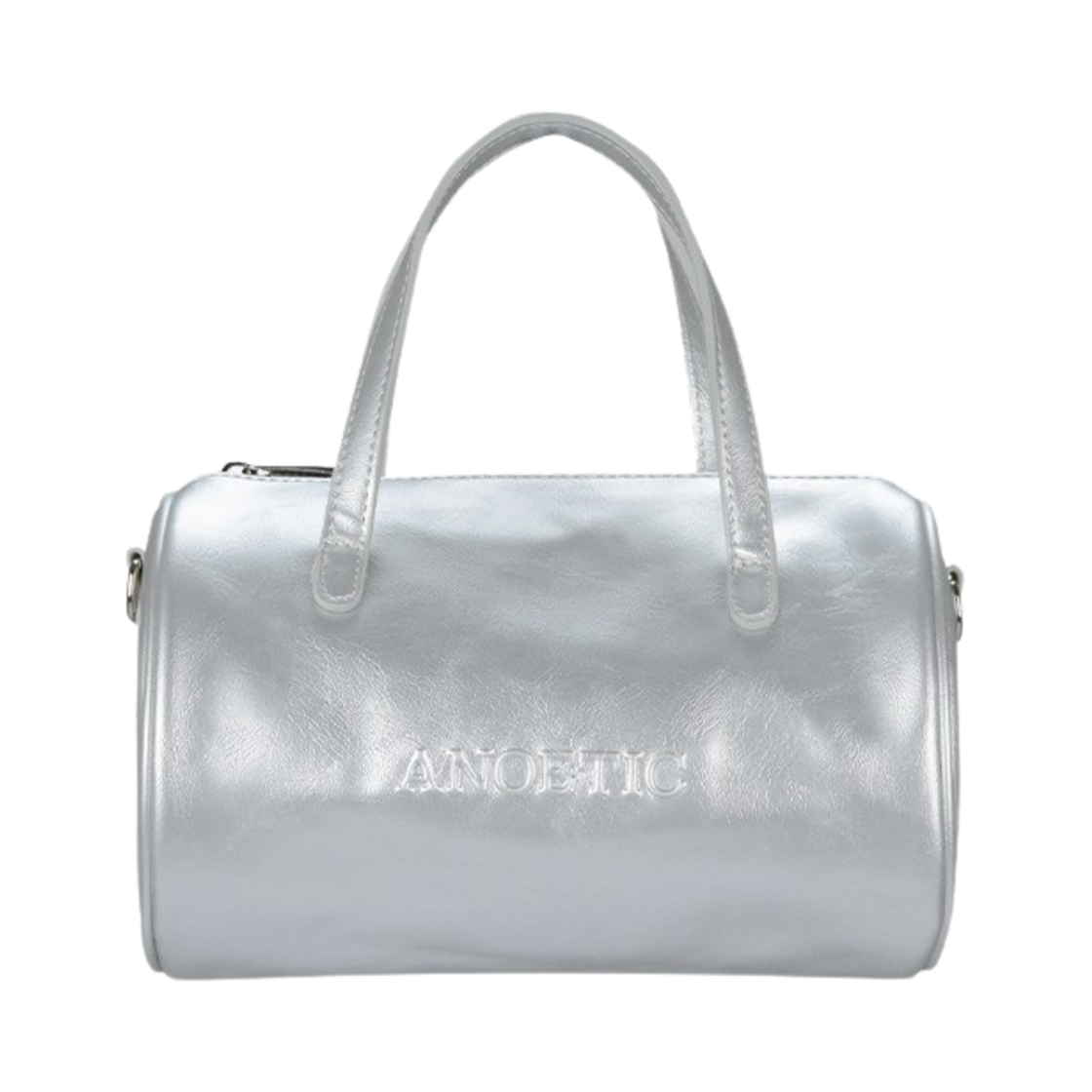 아노에틱 ANC 멜로우 라운드 백 실버(Anoetic Anc Mallow Round Bag Silver)