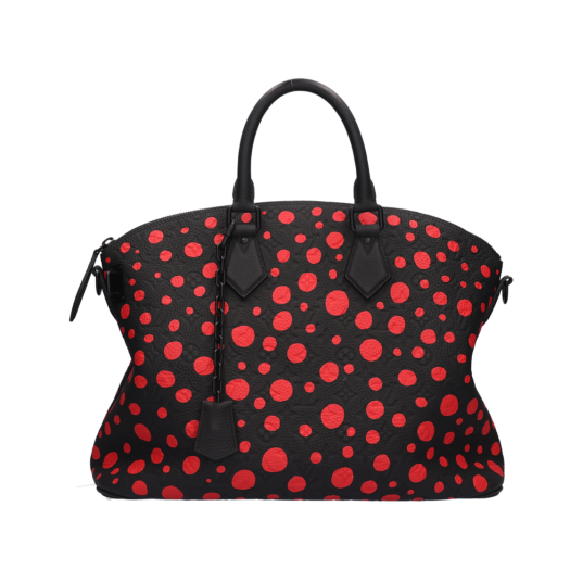 ITFNUGQF98LK [B등급] LOUIS VUITTON Vintage x Yayoi Kusama Lock It Leather Black Red
