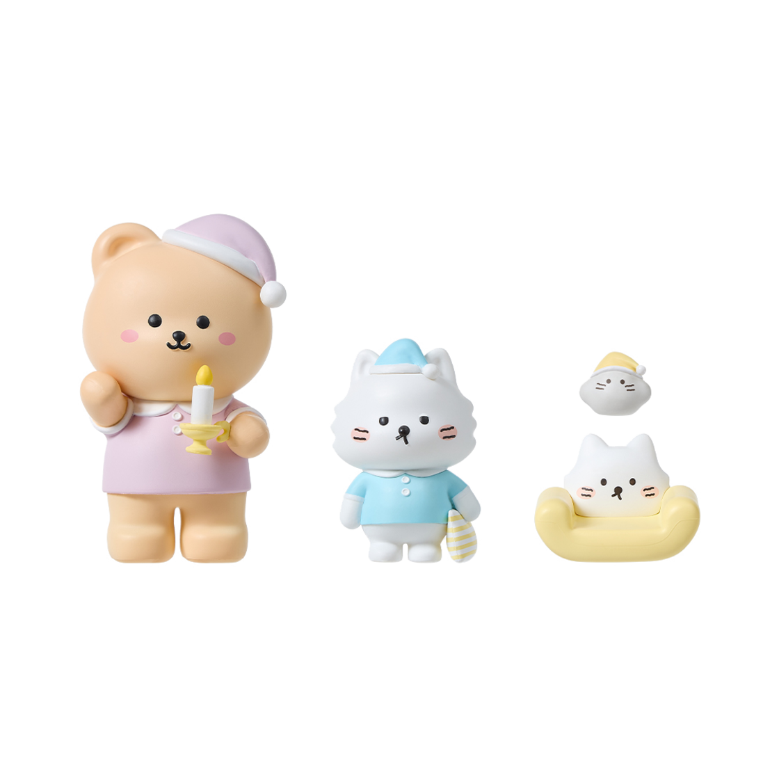 어프어프 쥬미니즈 일상 잠옷 피규어 세트(earpearp Juminese Daily Pajamas Figure Set)