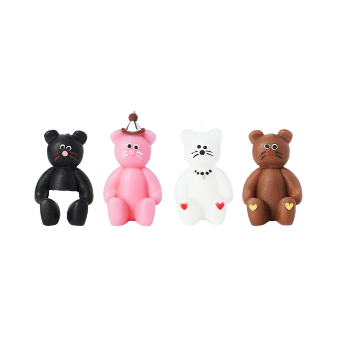 모남희 파티 초 세트 (4개 세트)(Monamhee Party Candle Set (Set of 4))