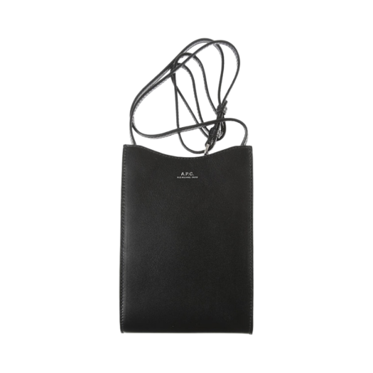 A.P.C. Jamie Neck Pouch Silver Black