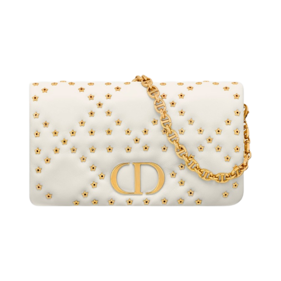 디올 카로 매크로까나쥬 미니백 라떼 매크로까나쥬 카프스킨 스타 모티프(Dior Caro Macrocannage Mini Bag Latte Macrocannage Calfskin Star Motif) - 1