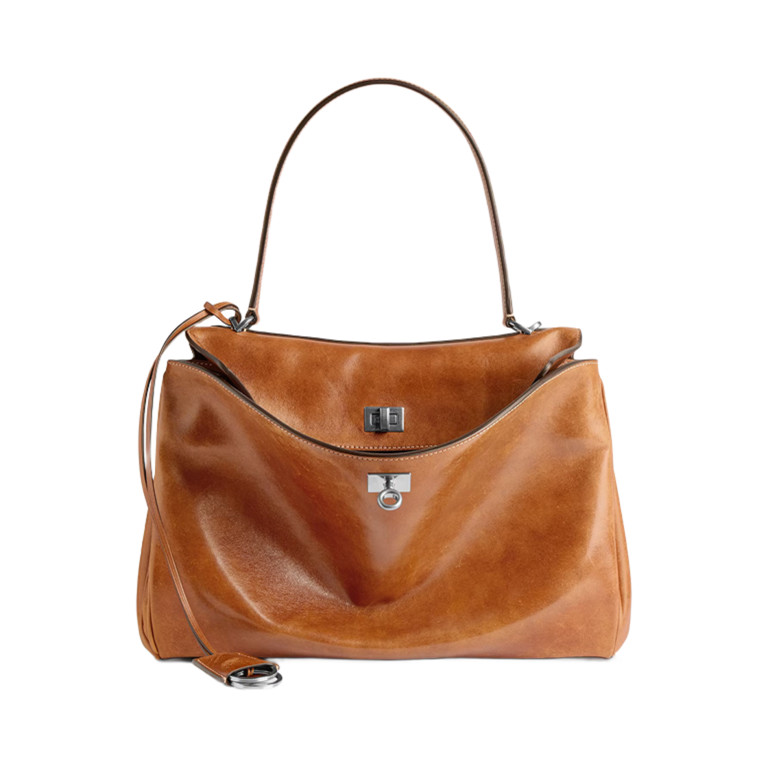 발렌시아가 로데오 미디움 핸드백 탄 카우보이(Balenciaga Rodeo Medium Handbag Tan Cowboy) - 1