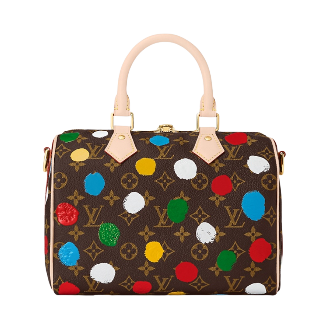 루이비통 x 야요이 쿠사마 스피디 반둘리에 25 닷 프린트 모노그램(Louis Vuitton x YK Speedy Bandouliere 25 Dots Print Monogram) - 3