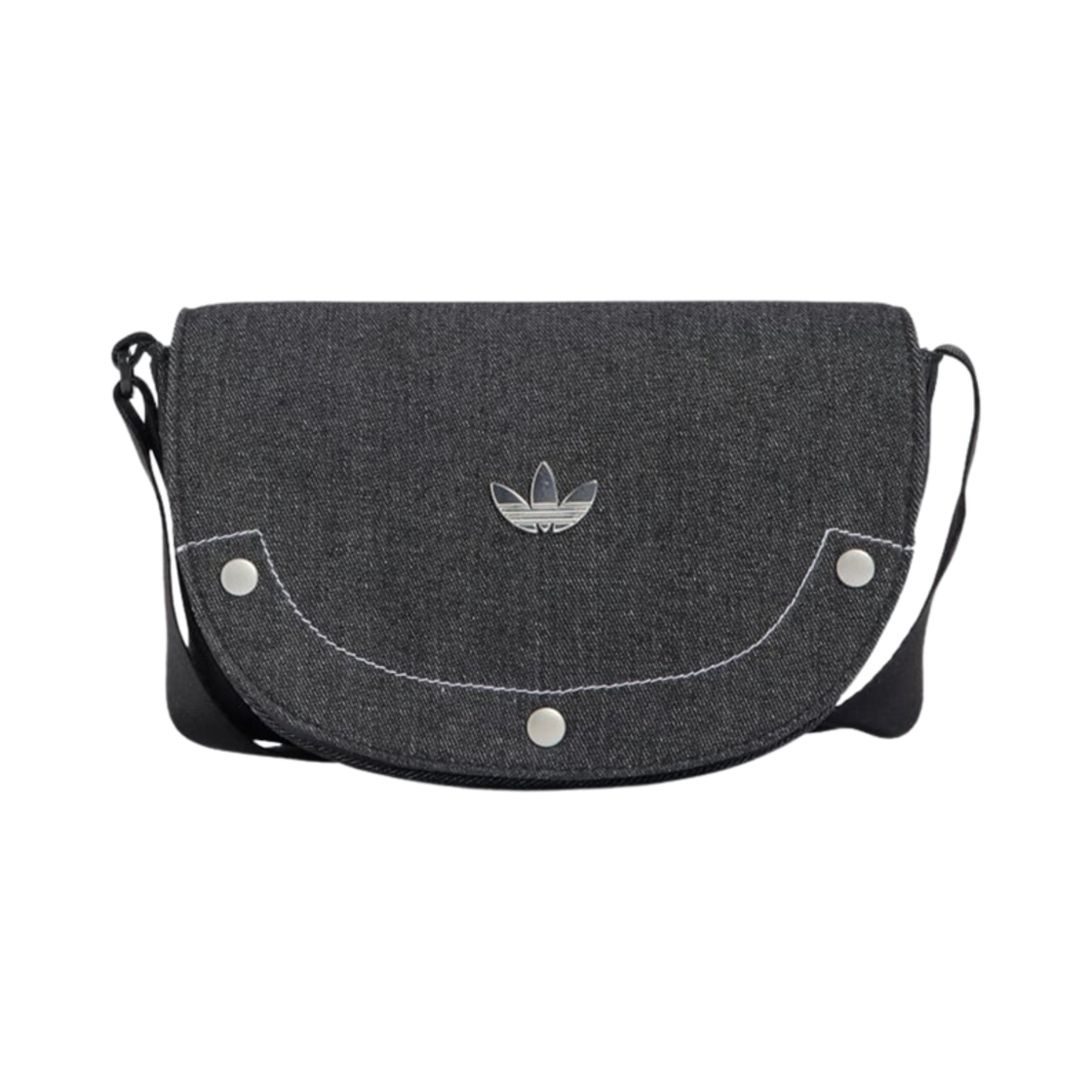 아디다스 오리지널스 데님 미니 숄더백 블랙(Adidas Originals Denim Mini Shoulder Bag Black) - 1