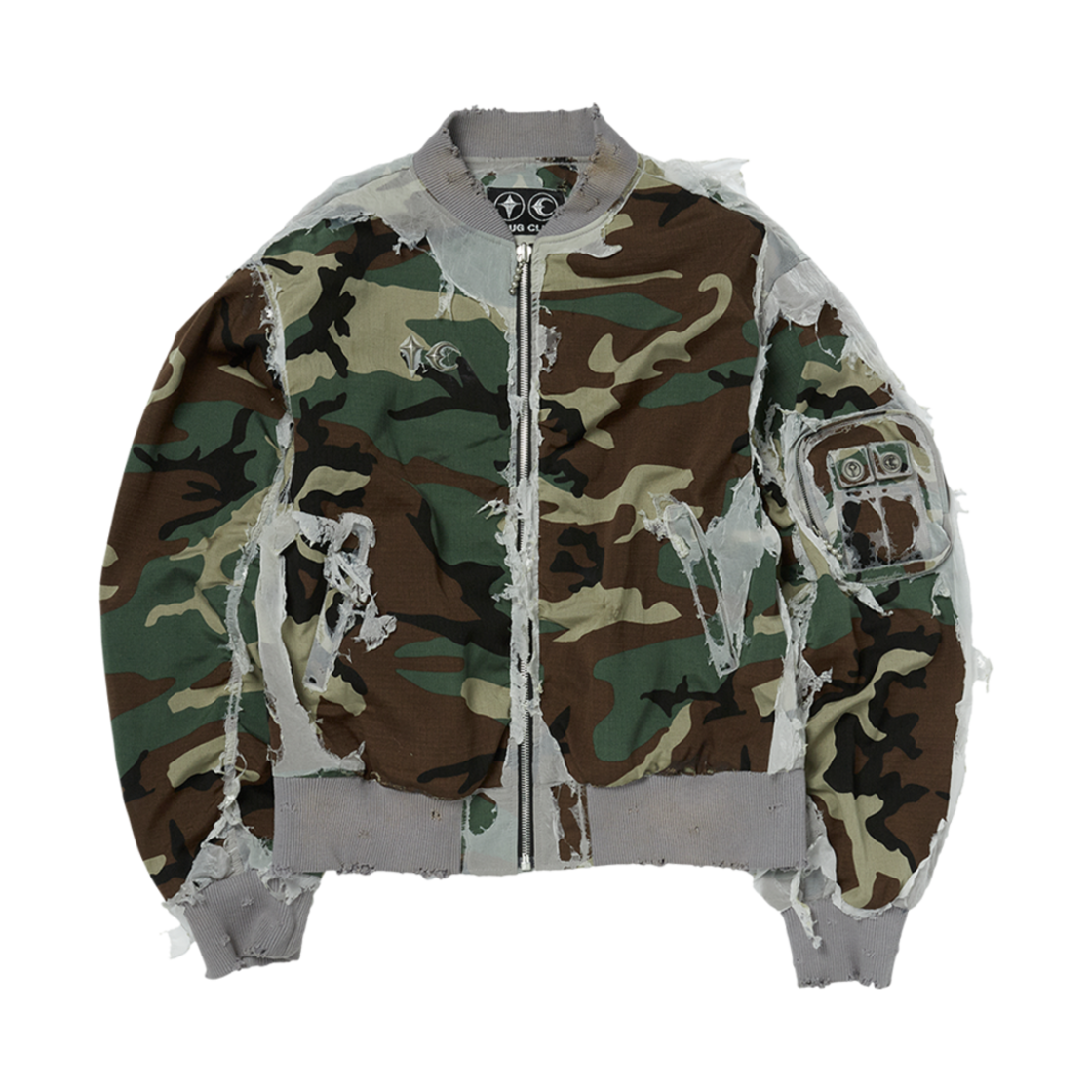 떠그 클럽 번트 탱고 찰리 봄버 멀티 번(Thug Club Burnt Tango Charlie Bomber Multi Burn)