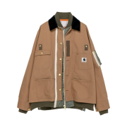 Sacai x Carhartt WIP Canvas MA-1 Jacket Michigan Beige