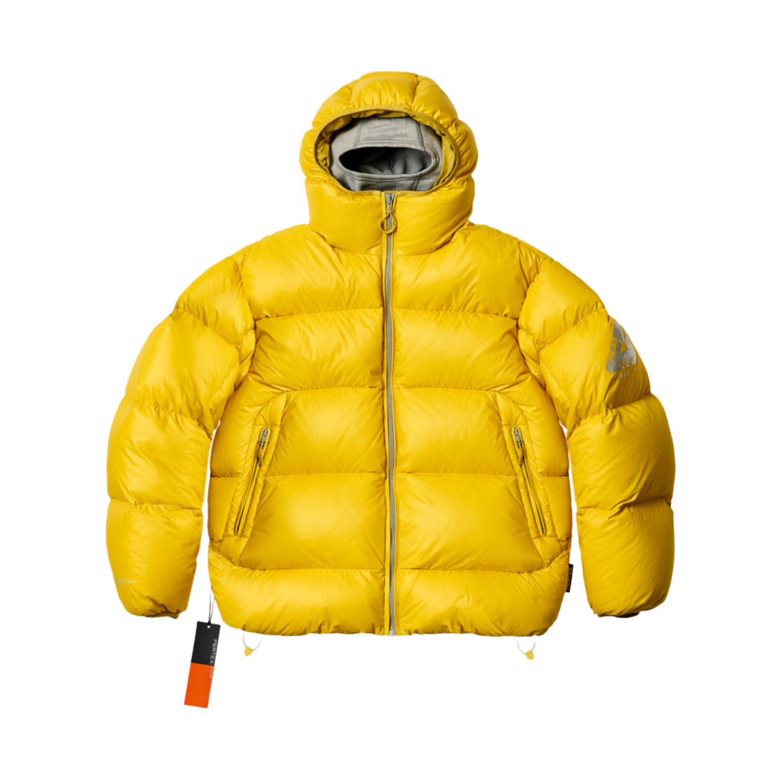 - Palace Pertex Opaque Balaclava Puffa Yellow - 24FW