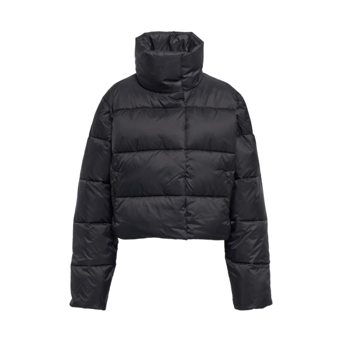 (W) 알로 요가 골드 러쉬 푸퍼 블랙((W) Alo Yoga Gold Rush Puffer Black)