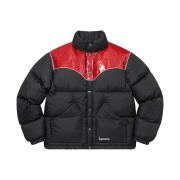 Supreme Glitter Yoke Down Puffer Jacket Black - 22FW