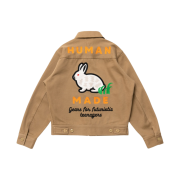 Human Made Zip-Up Work Jacket Beige