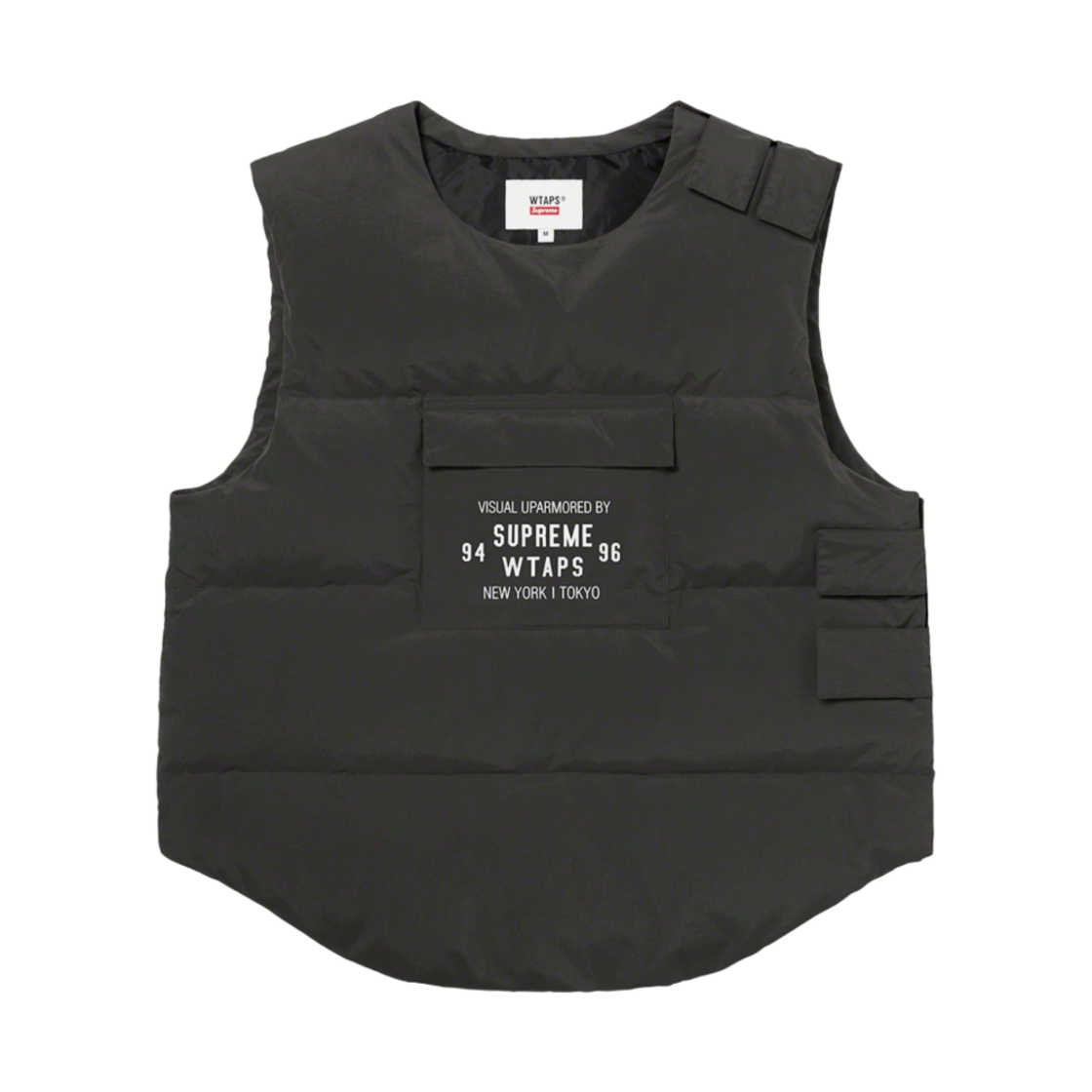 슈프림 x 더블탭스 택티컬 다운 베스트 블랙 - 21FW