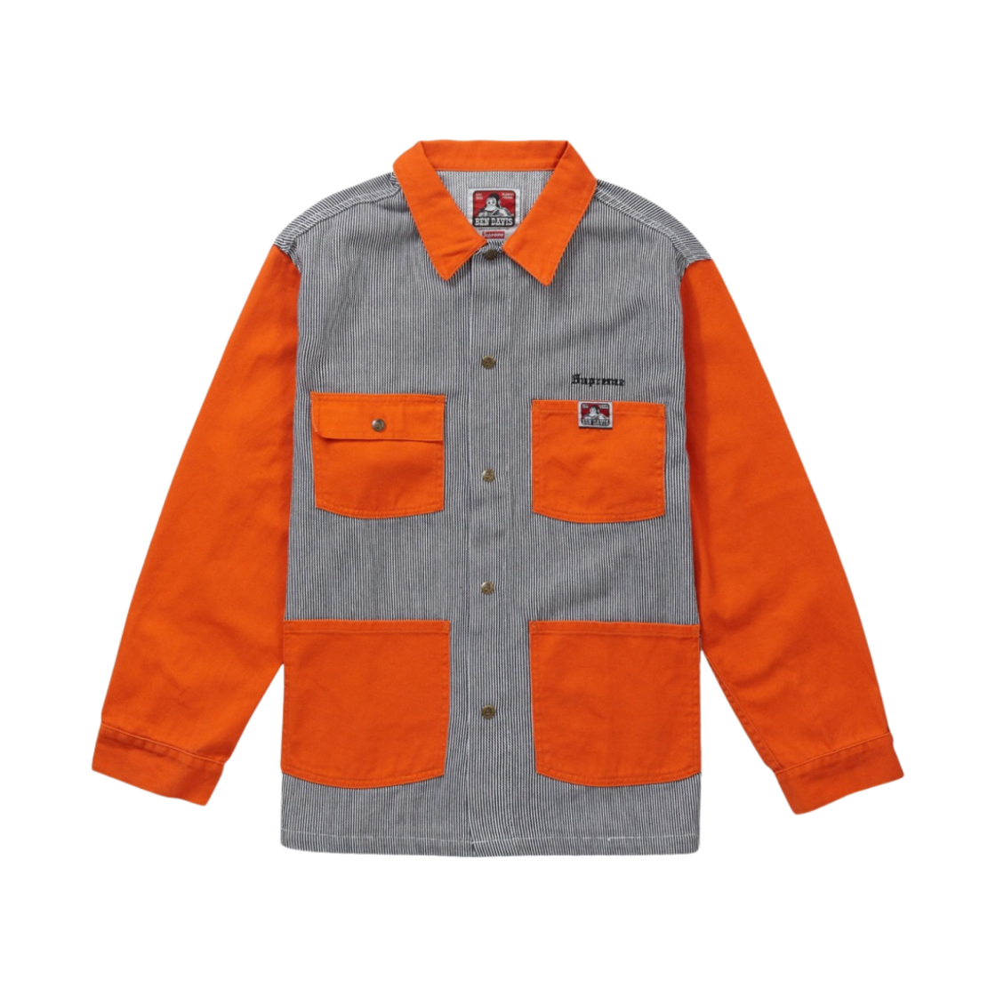 슈프림 벤 데이비스 초어 코트 히코리 스트라이프 - 19FW(Supreme Ben Davis Chore Coat Hickory Stripe - 19FW) - 1