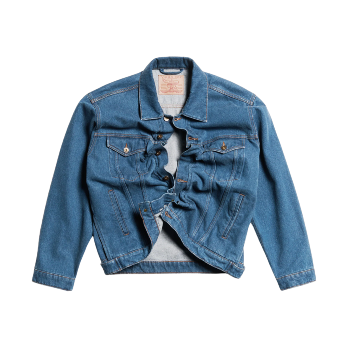 와이프로젝트 클래식 와이어 데님 자켓 네이비 - 23SS(Y/Project Classic Wire Denim Jacket Navy - 23SS)