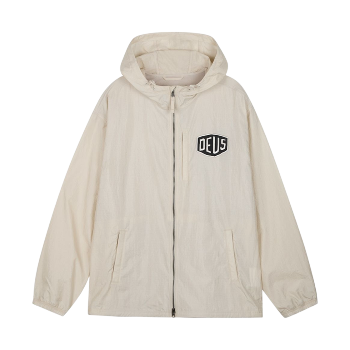 D251UJK050-012 Deus Ex Machina College Address Windbreaker Jacket Ivory