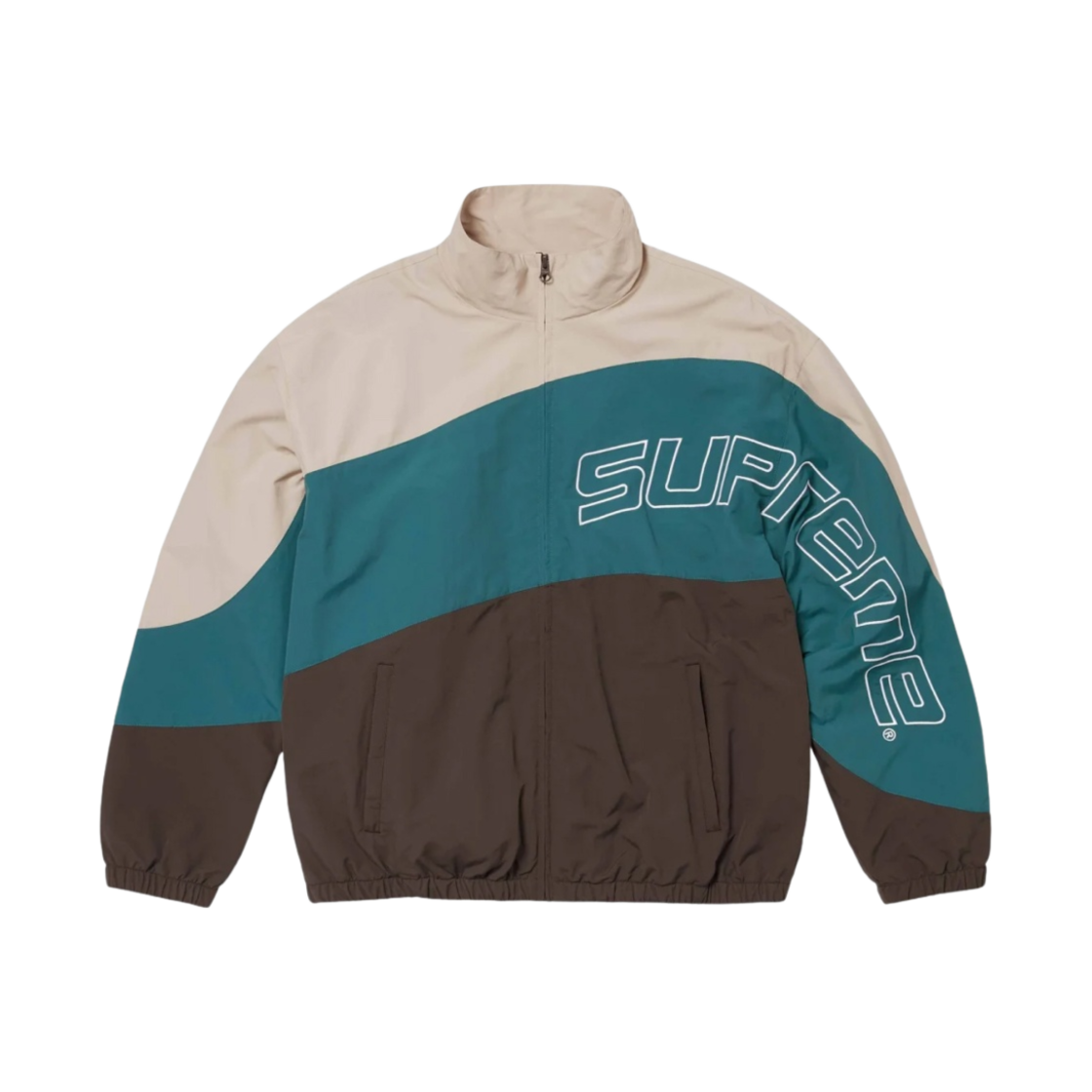 슈프림 커브 트랙 자켓 브라운 - 24SS(Supreme Curve Track Jacket Brown - 24SS)