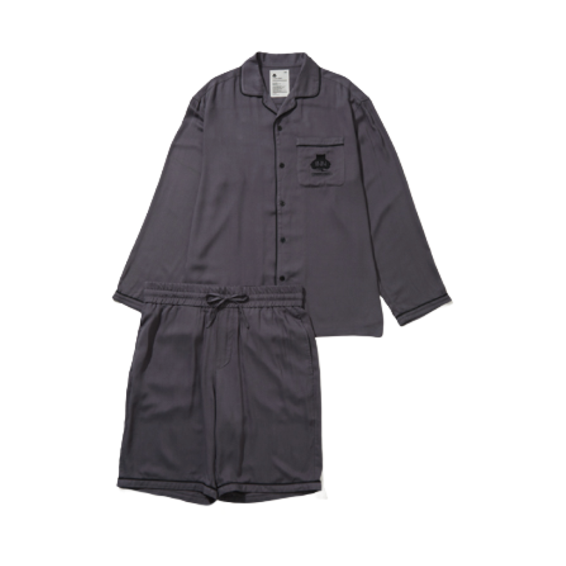 프라그먼트 x 포켓몬 INN 프로젝트 TBP 파자마 세트 그레이(Fragment x Pokemon INN Thunderbolt Project TBP Pajama Set Grey)