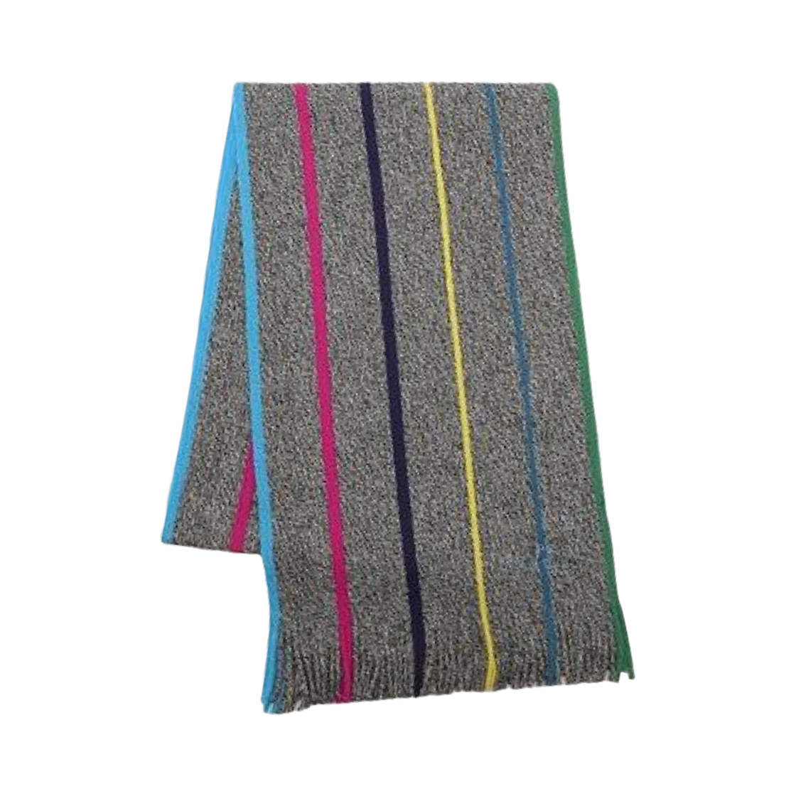 M2A-150F-L548-79 Paul Smith Twist Sport Stripe Scarf Black