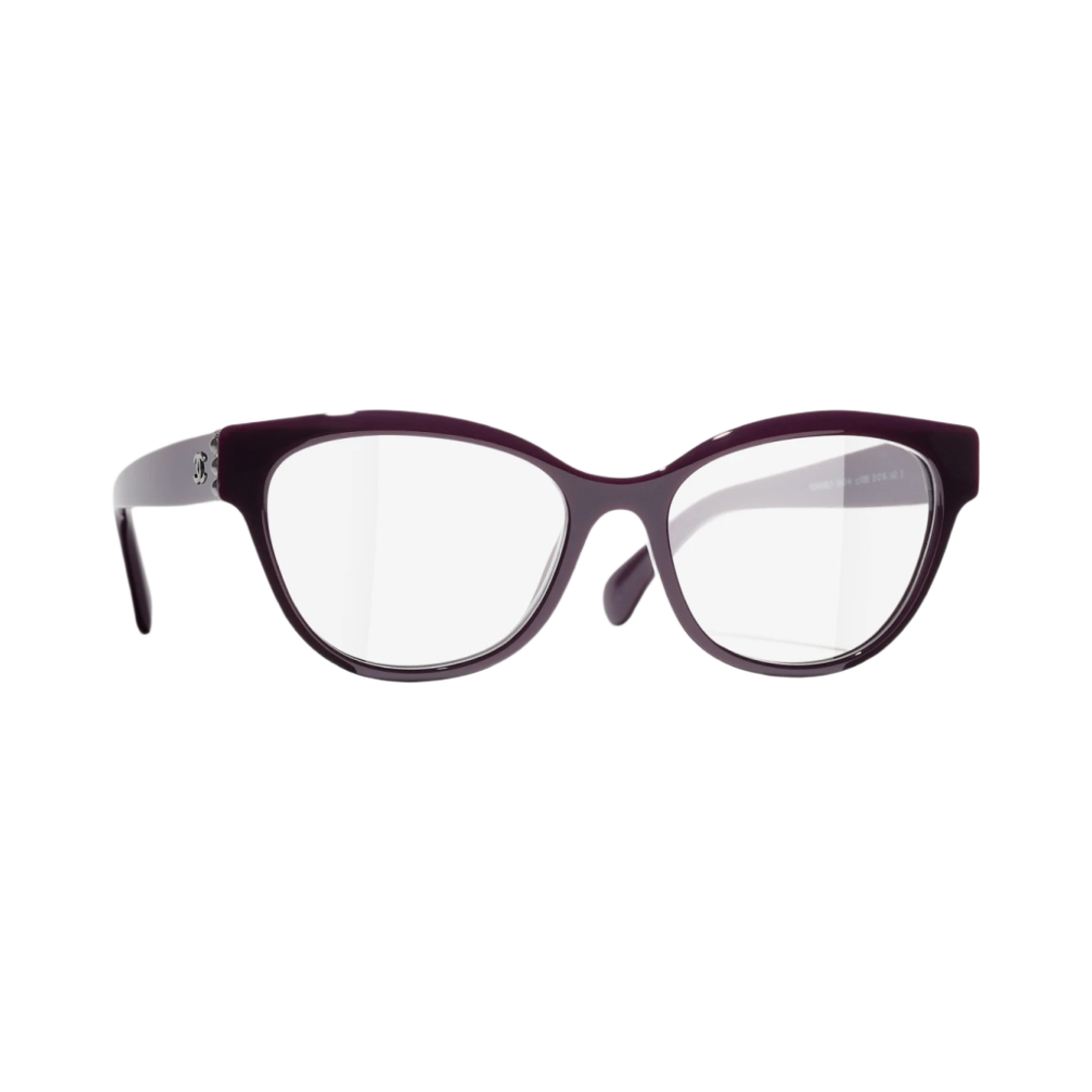 샤넬 버터플라이 프레임 아세테이트 글래스 펄 & 버건디(Chanel Butterfly Eyeglasses Acetate Glass Pearls & Burgundy) - 2