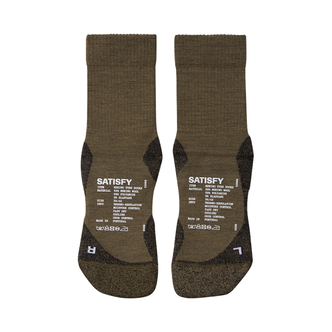 새티스파이 메리노 나일론 튜브 삭스 다크 올리브(Satisfy Merino Nylon Tube Socks Dark Olive) - 2