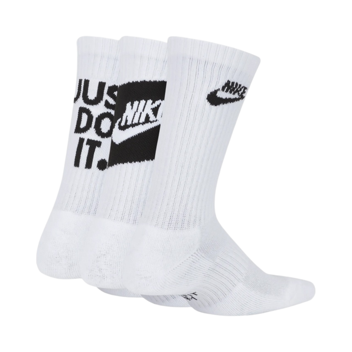 (키즈) 나이키 에브리데이 쿠션드 크루 삭스 화이트 (3개입/국내 정식 발매 제품)((Kids) Nike Everyday Cushioned Crew Socks White (3 Pack/Korean Ver.)) - 2