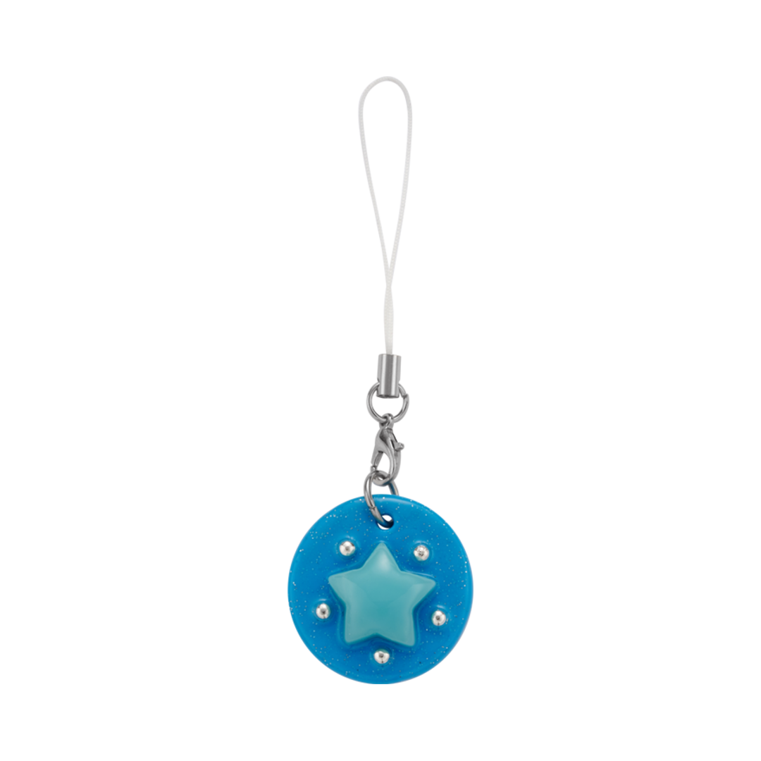 Nff445 Nff Star Round Phone Strap Blue