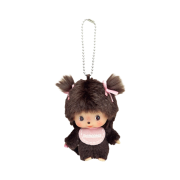 Monchhichi Bebichhichi Bighead SS Girl Key Chain Pink