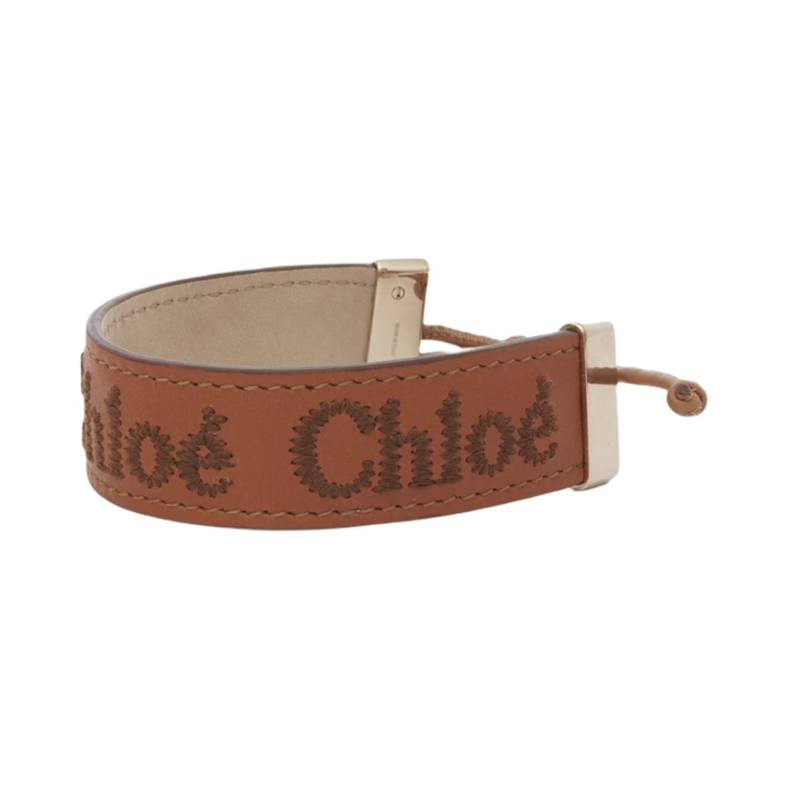 CHC23SFB19CHO211 (W) Chloe Woody Bracelet Autumnal Brown