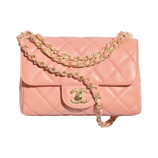 샤넬 미니 플랩백 카프스킨 & 골드 메탈 블랙 | Chanel | KREAM