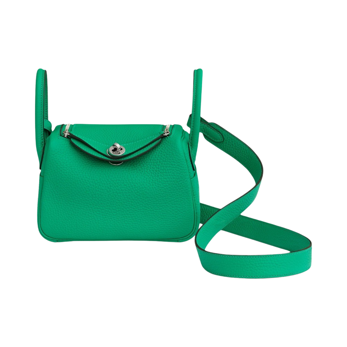 H079086CK6W Hermes Lindy Mini Bag Clemence & Palladium Menthe - 대표 이미지 #1