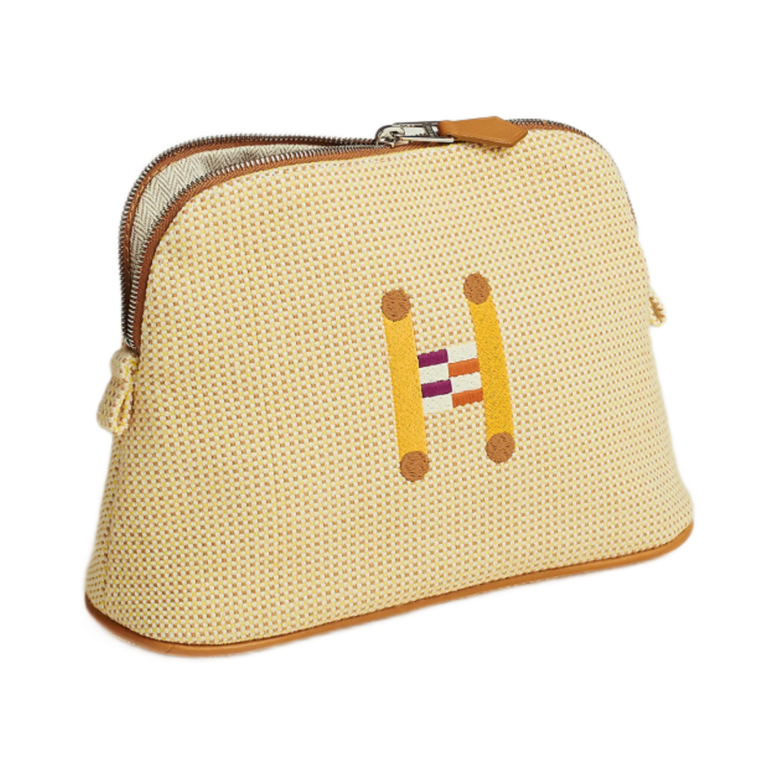 에르메스 볼리드 크레이지 H 케이스 미니 모델 캔버스 & 시트론 오커(Hermes Bolide Crazy H Case Mini Model Canvas & Citron Ocre) - 1