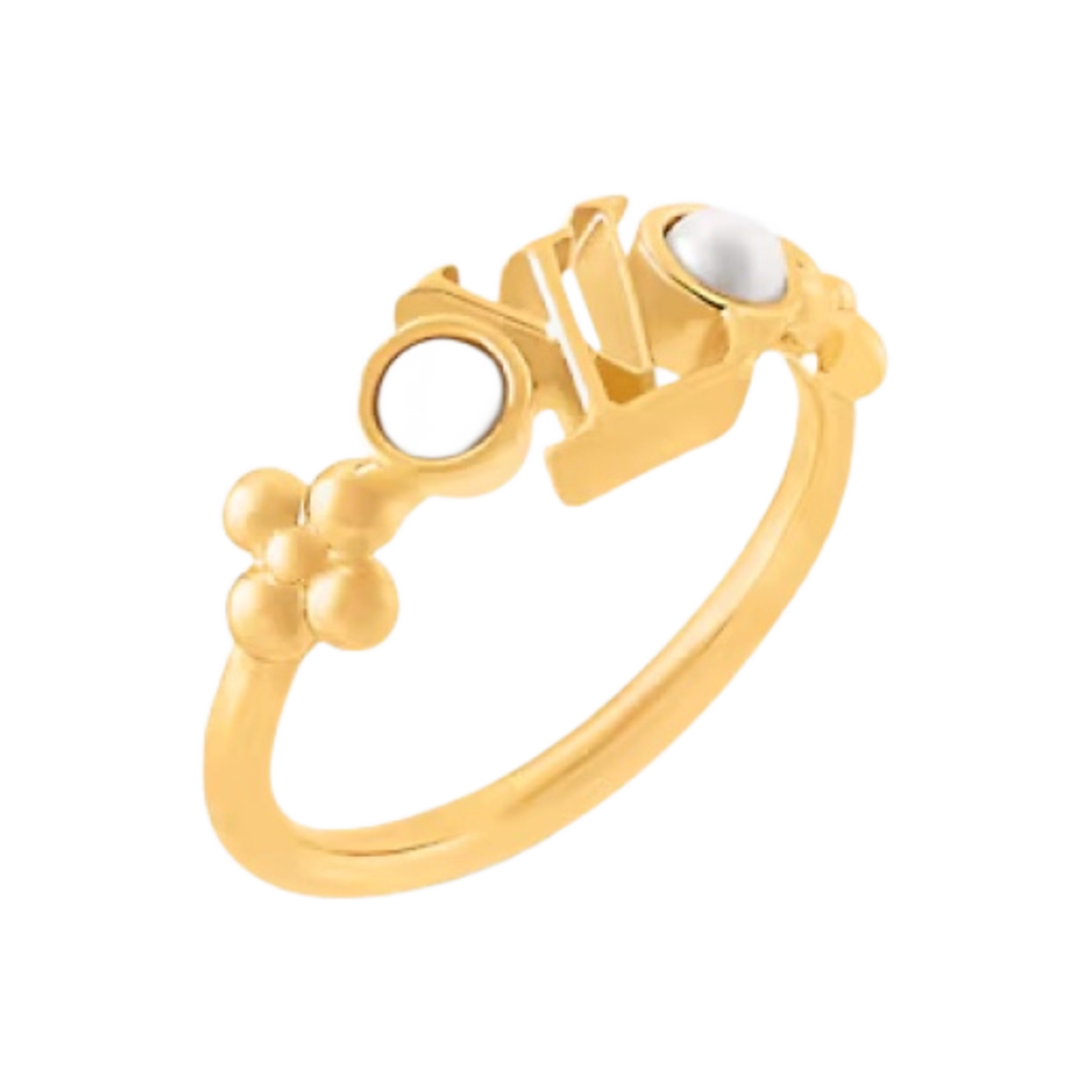 루이비통 마이 LV 펄 반지 골드(Louis Vuitton My LV Pearl Ring Gold) - 2