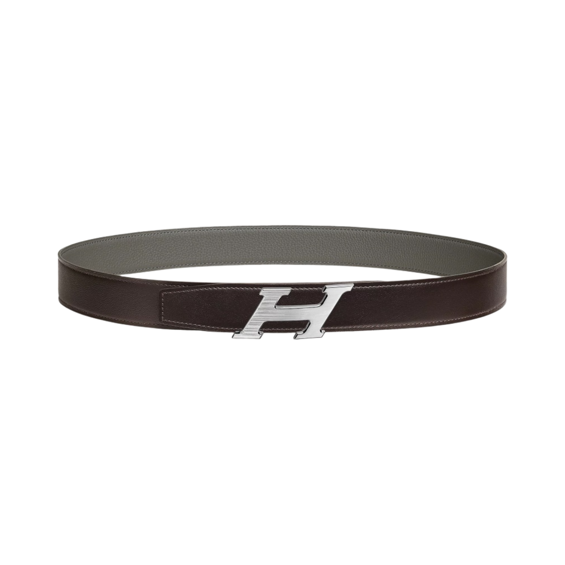 에르메스 H 스피드 벨트 버클 & 리버서블 가죽 스트랩 32mm & 그리 모옌 에벤 그리 메이어(Hermes H Speed Belt Buckle & Reversible Leather Strap 32mm & Gris Moyen Ebene Gris Meyer) - 1