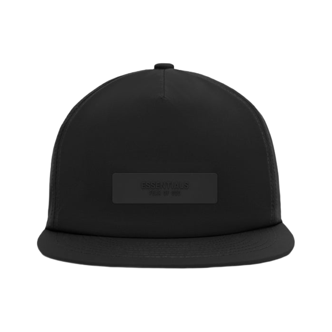 - Essentials Nylon Baseball Cap Black - 24SS