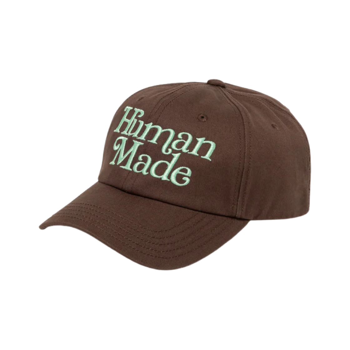 휴먼 메이드 x 베르디 걸스 돈 크라이 6 패널 캡 브라운(Human Made x Verdy Girls Don't Cry 6 Panel Cap Brown)